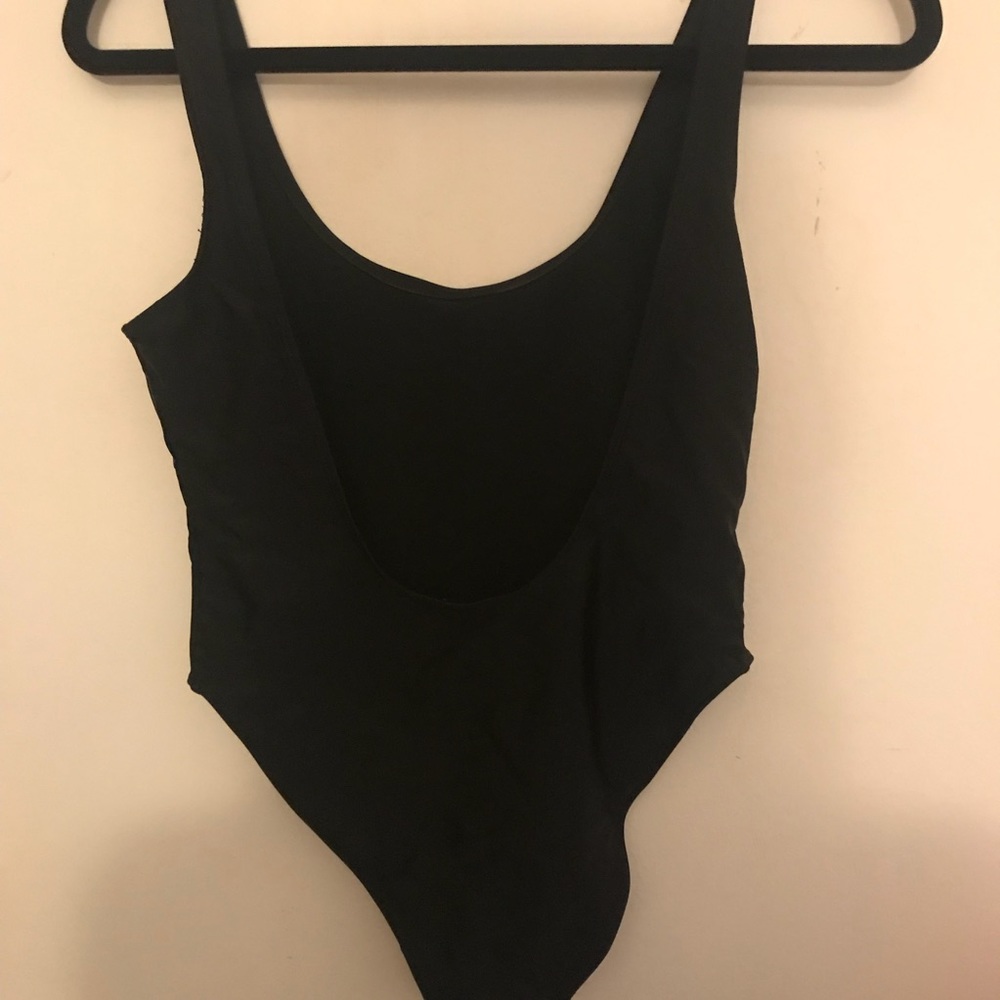 Suns Out Buns Out One Piece Black Bathing Suit - Picture 6 of 6